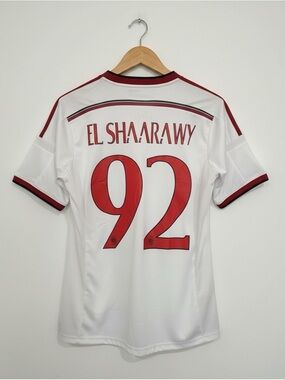 Ac Milan 2013-2014 
El Shaarawy Seria A Soccer Embroidered Away Adidas Jersey
